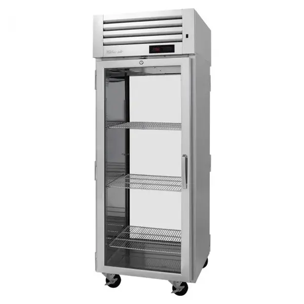 Turbo Air PRO-26H-G-PT-L 2 Glass Half Doors Pass-Thru Heated Cabinet, Left-Hinged, 26.2 Cu.Ft.