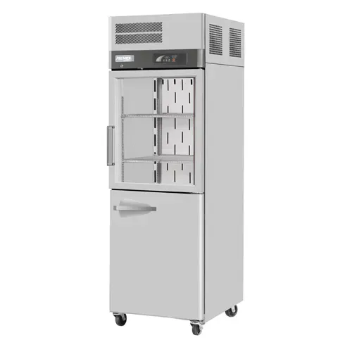 Turbo Air PRO-26R-GSH-N 2 Glass/Solid Combi Half-Doors, Top Mount Reach-In Refrigerator