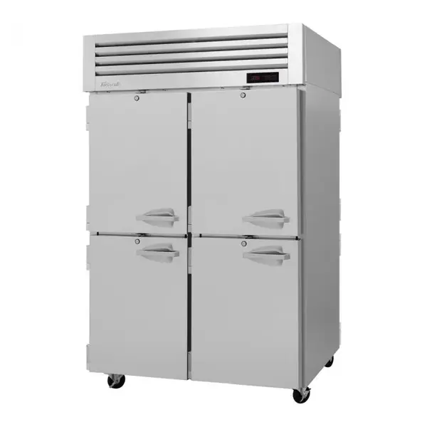 Turbo Air PRO-50-4H-PT 8 Solid Half Doors Pass-Thru, Heated Cabinet