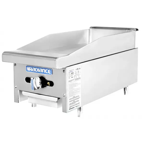 Turbo Air TAMG-12, 12-inch Radiance Manual Control Griddle, CSA