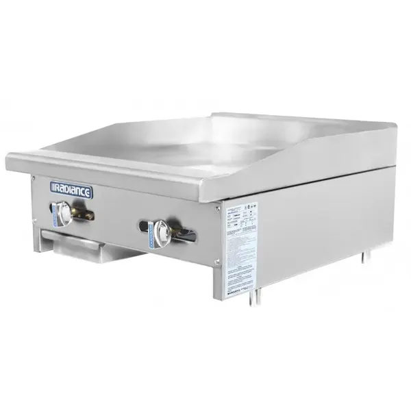 Turbo Air TAMG-24, 24-inch Radiance Manual Control Griddle, CSA