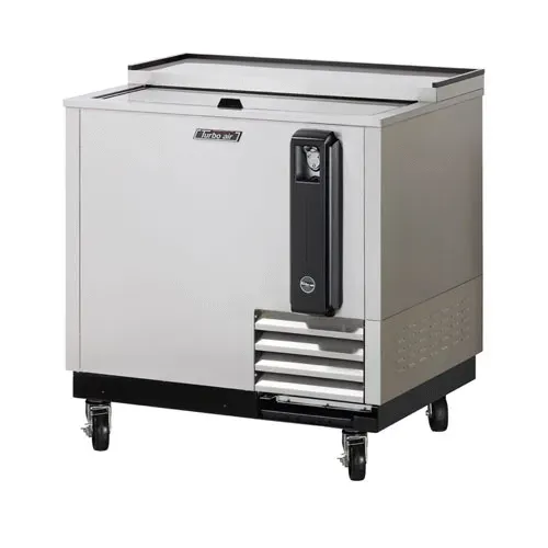 Turbo Air TBC-36SD-N6 Underbar 1 Lid Stainless Steel Ext. Bottle Cooler