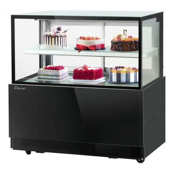 Turbo Air TBP48-46NN-B, 48-inch 2 Tiers Black Refrigerated Bakery Case