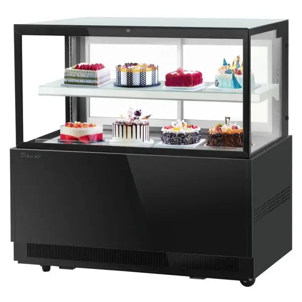 Turbo Air TBP60-46FN-B, 59-inch 2 Tiers Black Refrigerated Bakery Case