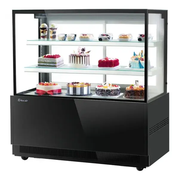 Turbo Air TBP60-54NN-B, 59-inch 3 Tiers Black Refrigerated Bakery Case