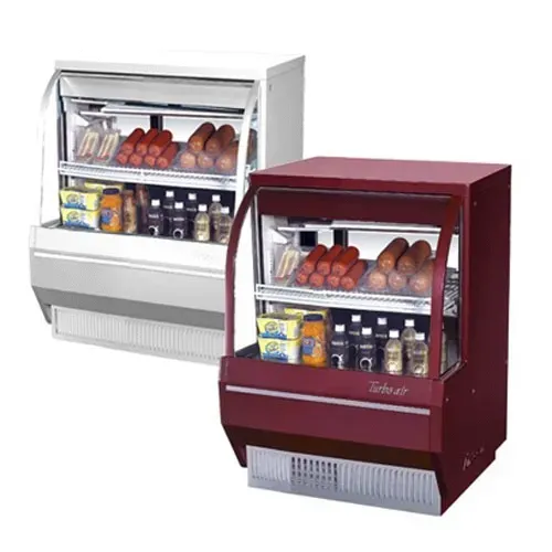 Turbo Air TCDD-36L-R(W)-N 3-Inch Deli Case, Low (2 Tiers)