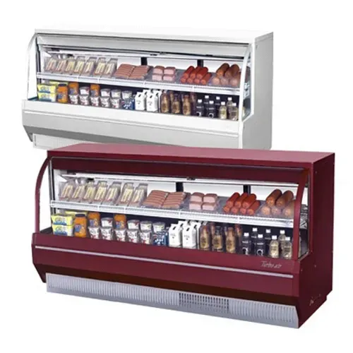 Turbo Air TCDD-96L-R(W)-N 8-Inch Deli Case, Low (2 Tiers)