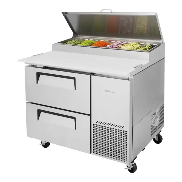 Turbo Air TPR-44SD-D2-N 2 Drawers Pizza Prep.Table