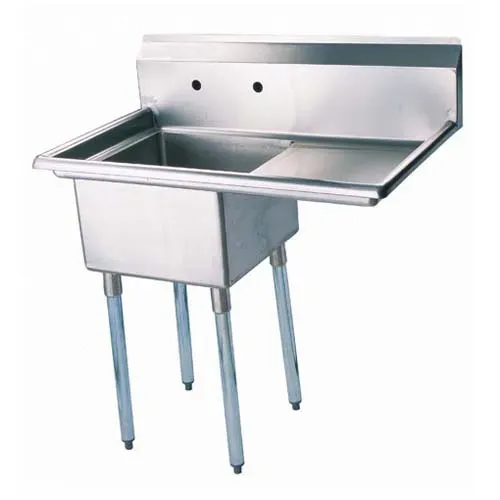 Turbo Air TSA-1-R1-E, 39-inch One Compartment Sink, Green World Series