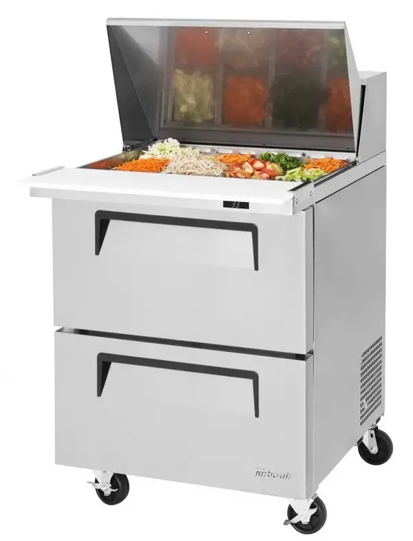 Turbo Air TST-28SD-12-D2-N, 2 Drawers Mega Top Sandwich/Salad Unit