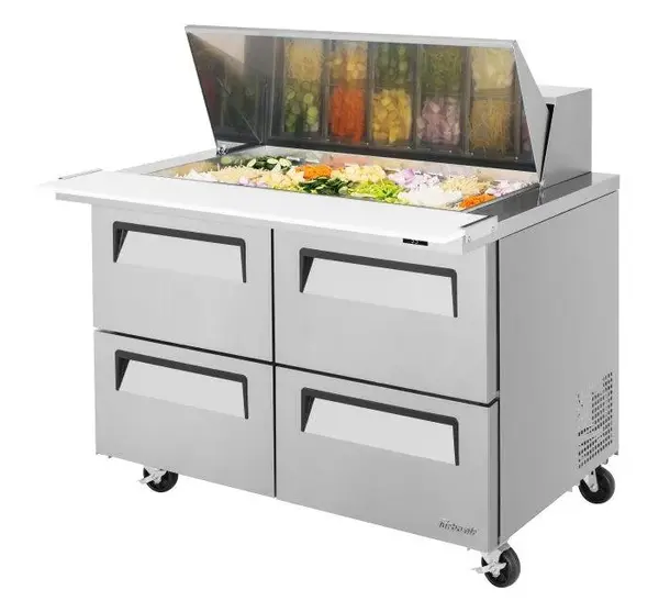 Turbo Air TST-48SD-18-D4-N, 4 Drawers Mega Top Sandwich/Salad Unit