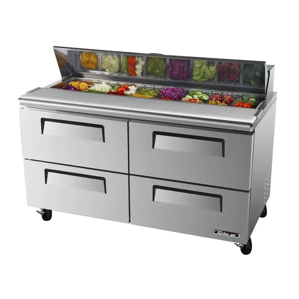 Turbo Air TST-60SD-D4-N 4 Drawers Sandwich/Salad Unit