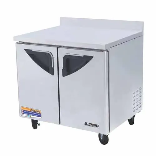 Turbo Air TWR-36SD-N6 2 Solid Doors Worktop Refrigerator