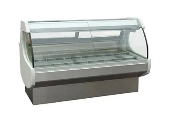 Universal Coolers RCD-75-SCC, 75-Inch Curved Glass Refrigerated Deli Case, Self Contained