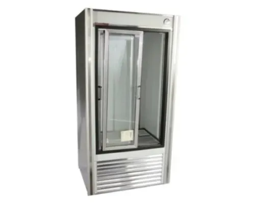 Universal Coolers RW-48-SC-IT 48x30x75-Inch Beverage Cooler, Glass Sliding Doors, Illuminated Top, Self-Contained