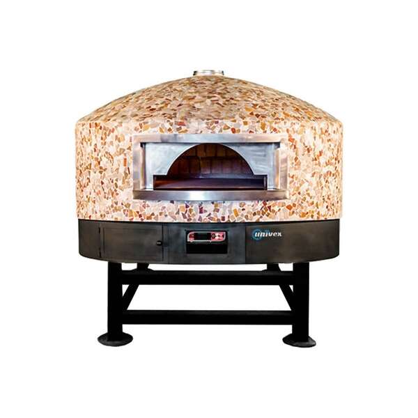 Univex DOME47RT, 47-Inch Interior Stone Hearth Rotating Dome Pizza Oven, Round Top
