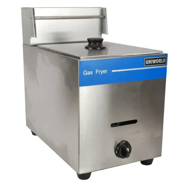 Uniworld UGF-71, 1-Basket Countertop Gas Fryer, CE