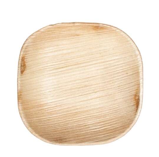 VerTerra Dinnerware VerTerra 01-00-13B 6-inch Eco-Friendly Square Palm Leaf Bowl, 300/CS