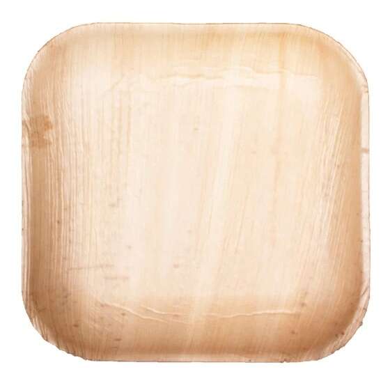 VerTerra Dinnerware VerTerra 01-00-20B 8-inch Eco-Friendly Square Palm Leaf Bowl, 300/CS