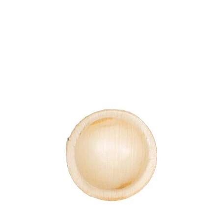 VerTerra 01-01-02B-X 2.5-inch Eco-Friendly Round Palm Leaf Bowl, 25/PK