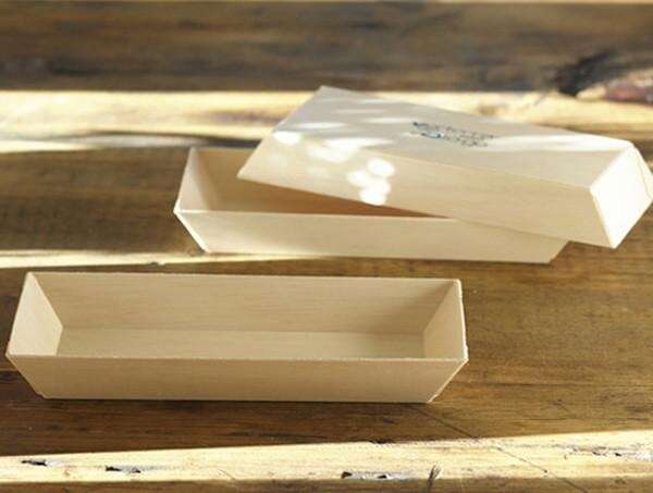 VerTerra TG-DE-3X8-X 3x8-inch Eco-Friendly Fixed Sided Mini Single Use Wooden Tray, 100/PK