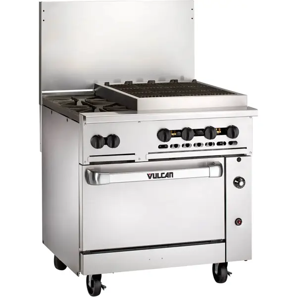 Vulcan 36S-2B24CBN, 36-Inch Gas Restaurant Range