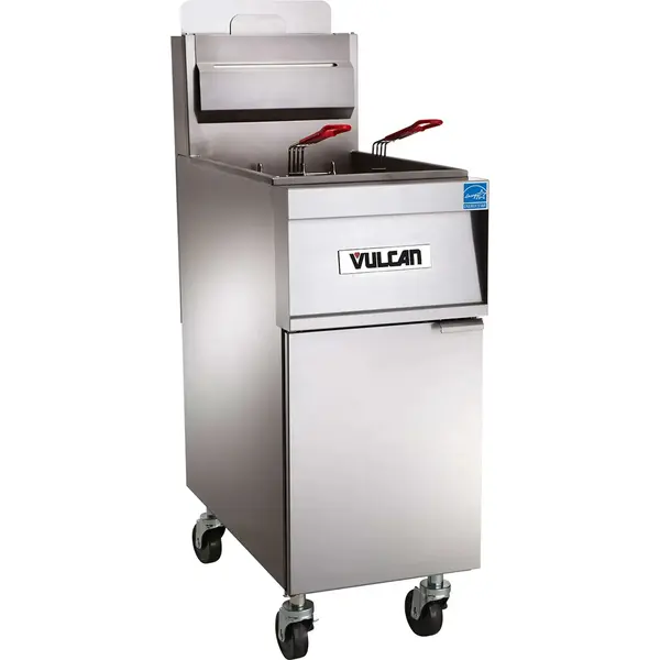 Vulcan 4TR45AF, Gas Multiple Battery Commercial Fryer