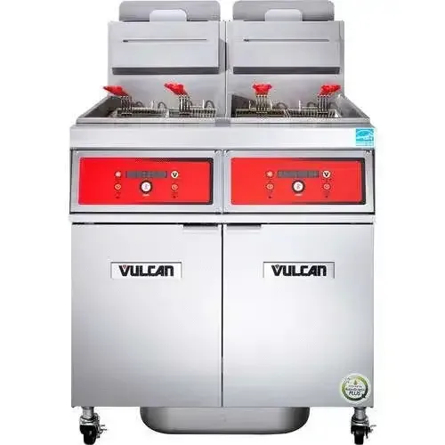 Vulcan 4VK65CF, Gas Multiple Battery Commercial Fryer