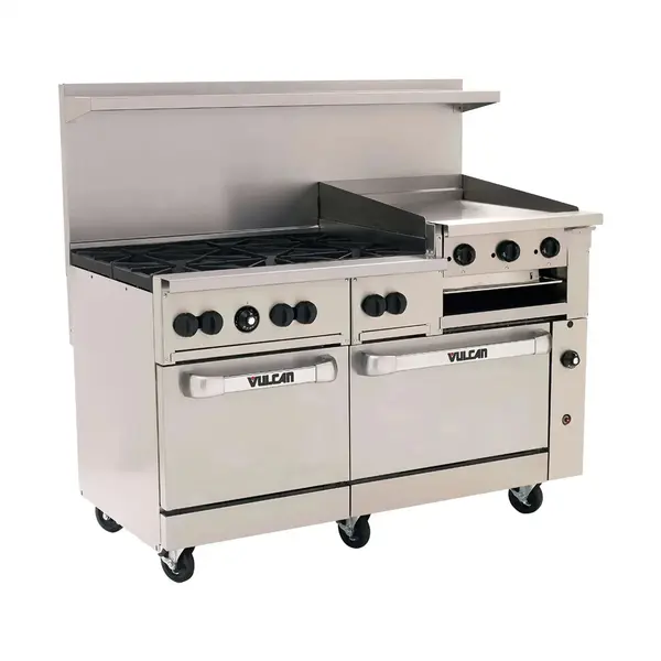 Vulcan 60SS-6B24GBN, 60-Inch Gas Restaurant Range