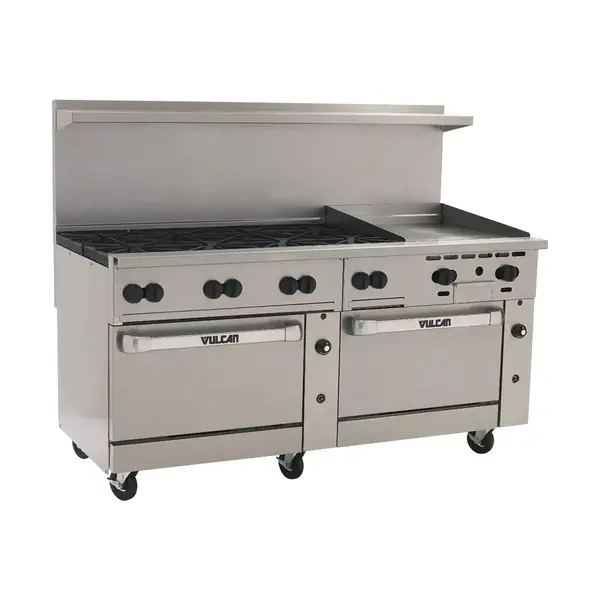 Vulcan 72SC-8B24GT72-Inch Gas Restaurant Range