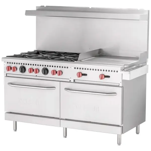 Vulcan SX60F-6B24GP, 60-Inch Restaurant Gas Range