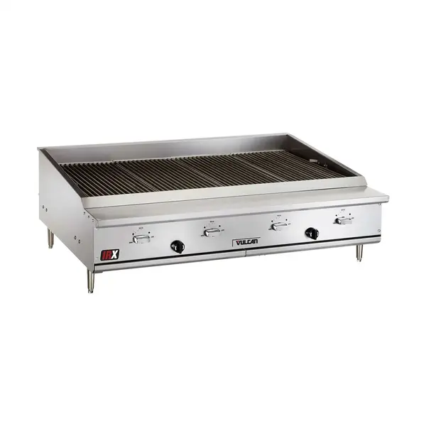 Vulcan VTEC60, 58.38-Inch Gas Countertop Standard Duty Infrared Charbroiler