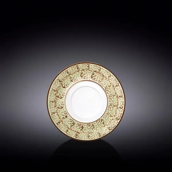 Wilmax WL-667139/A, 6.5-Inch Beige Porcelain Multi-Use Saucer, 36/PACK