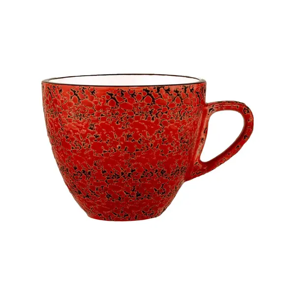 Wilmax WL-667233/A, 3 Oz Red Porcelain Tea Cup, 84/PACK