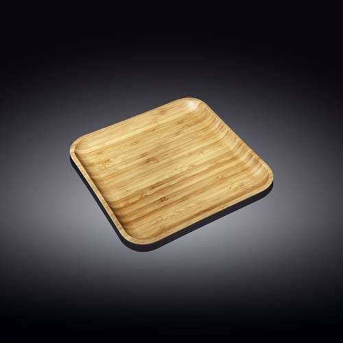 Wilmax WL-771020/A 7Г—7-Inch Bamboo Plate, 96/CS