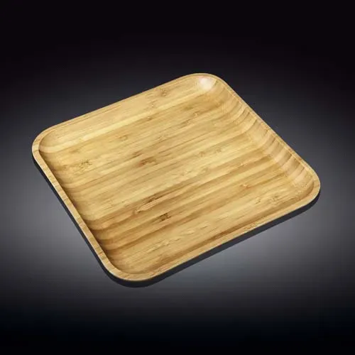 Wilmax WL-771027/A 14Г—14-Inch Wood Pattern Food Serving Platter, 24/CS