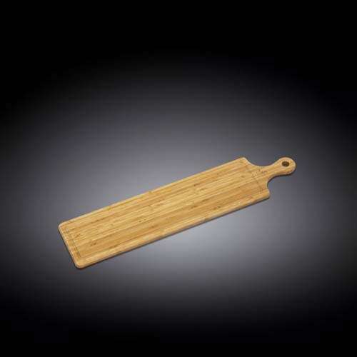 Wilmax WL-771132/A, 26x5.9-Inch Long Serving Bamboo Board With Handle, EA
