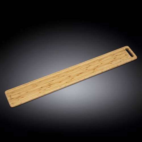 Wilmax WL-771142/A, 39.5x5.9-Inch Long Serving Bamboo Board, EA