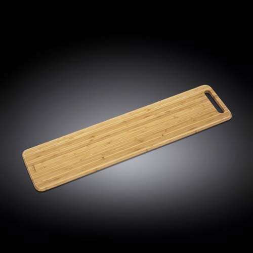 Wilmax WL-771145/A 31.5x7.9-Inch Long Serving Bamboo Board, EA