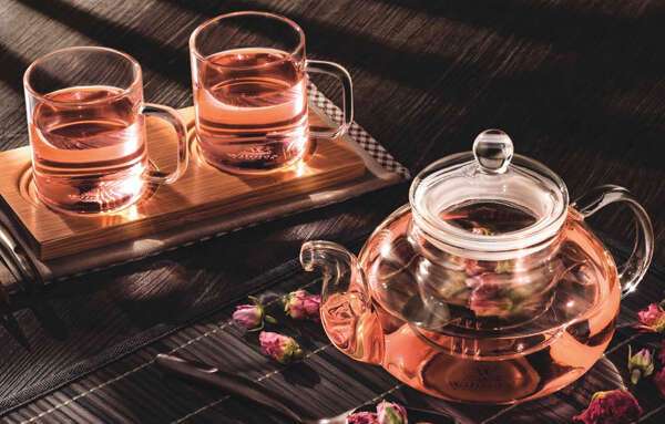 Wilmax WL-888812-A 20 Oz Clear Thermo Tea Pot, 24/CS