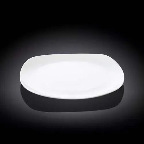 Wilmax WL-991000/A 6.5x6.5-Inch Ilona White Porcelain Bread Plate, 72/CS