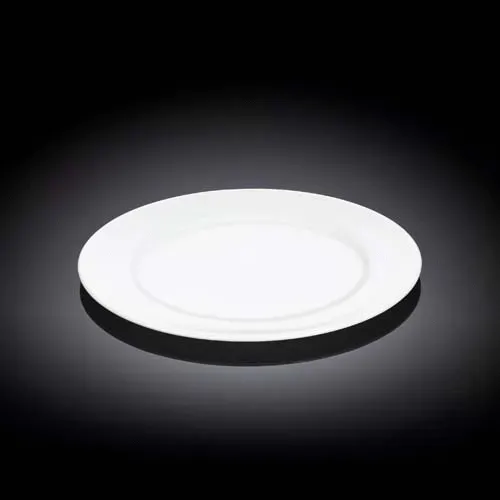 Wilmax WL-991004/A 6-Inch Stella Round White Porcelain Bread Plate, 96/CS