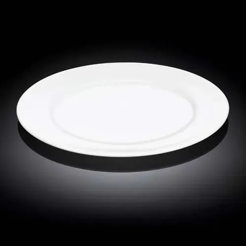 Wilmax WL-991009/A 11-Inch Stella Round White Porcelain Dinner Plate, 24/CS