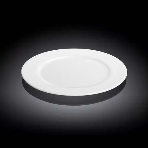 Wilmax WL-991177/A 7-Inch Stella Pro Round White Porcelain Professional Dessert Plate, 72/CS