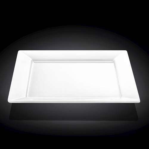 Wilmax WL-991224/A 11.5x11.5-Inch Stella White Porcelain Platter, 12/CS