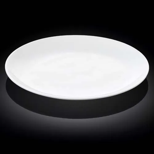 Wilmax WL-991251/A 12-Inch Olivia Round White Porcelain Platter, 18/CS