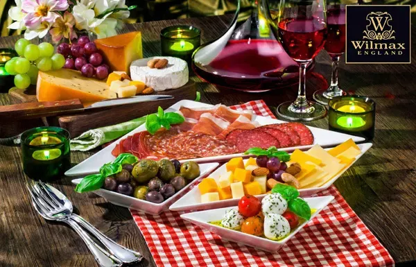 Wilmax WL-992406/A 7.5-Inch Triangular White Porcelain Dish, 48/CS