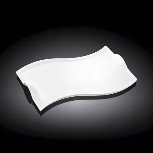 Wilmax WL-992576/A 10-Inch White Porcelain Dish, 24/CS