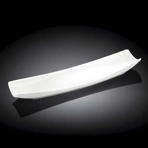 Wilmax WL-992623/A 14x4.5-Inch White Porcelain Dish, 24/CS