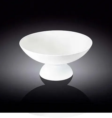 Wilmax WL-996126/A 9.5x4.5-Inch Olivia White Porcelain Fruit Vase, 8/CS